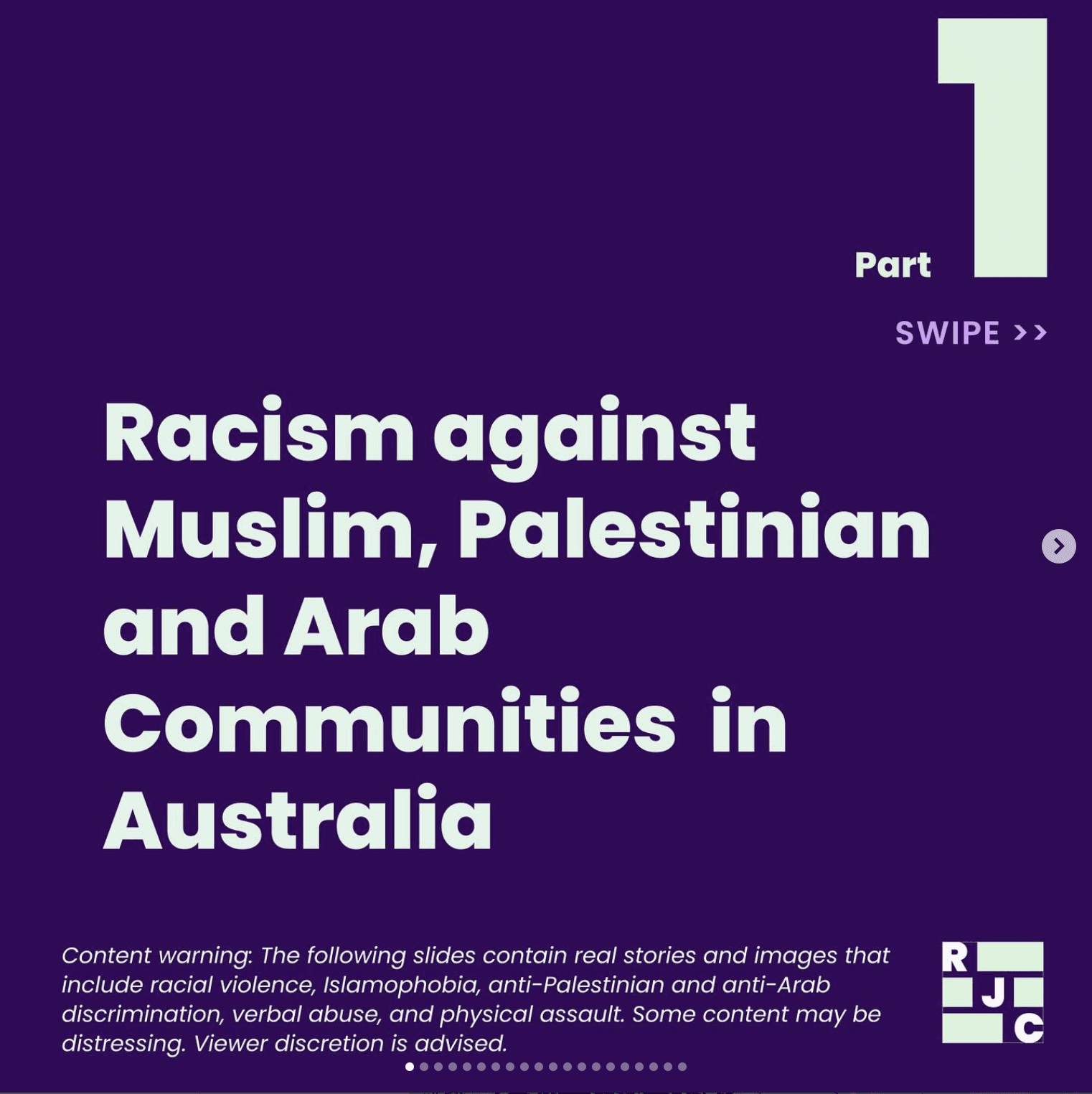 Racism against Muslim, Palestinian and Arab Communities in Australia