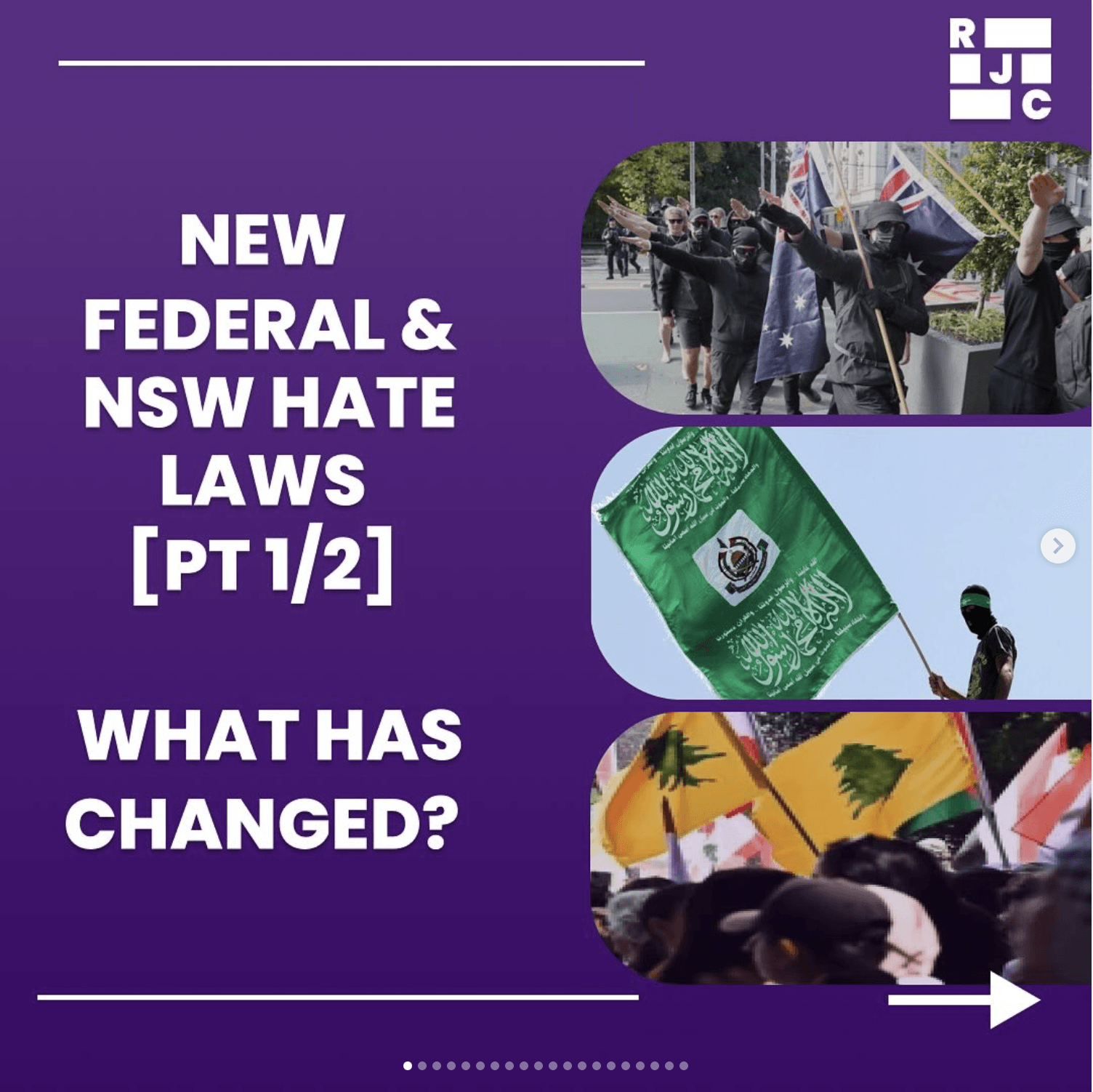 New federal & NSW hate laws
